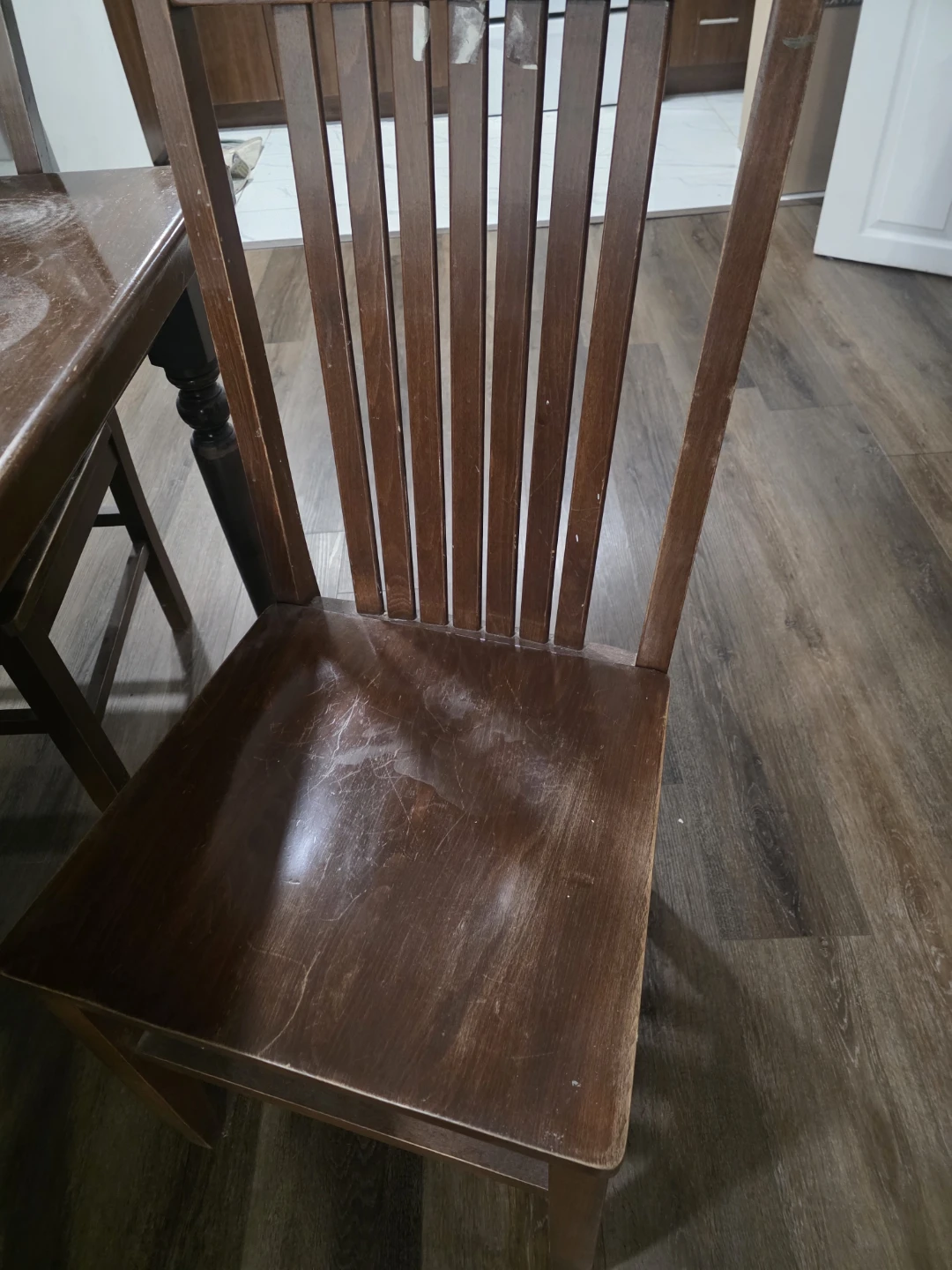 Solid Wood Dining Table and Chairs - photo 5