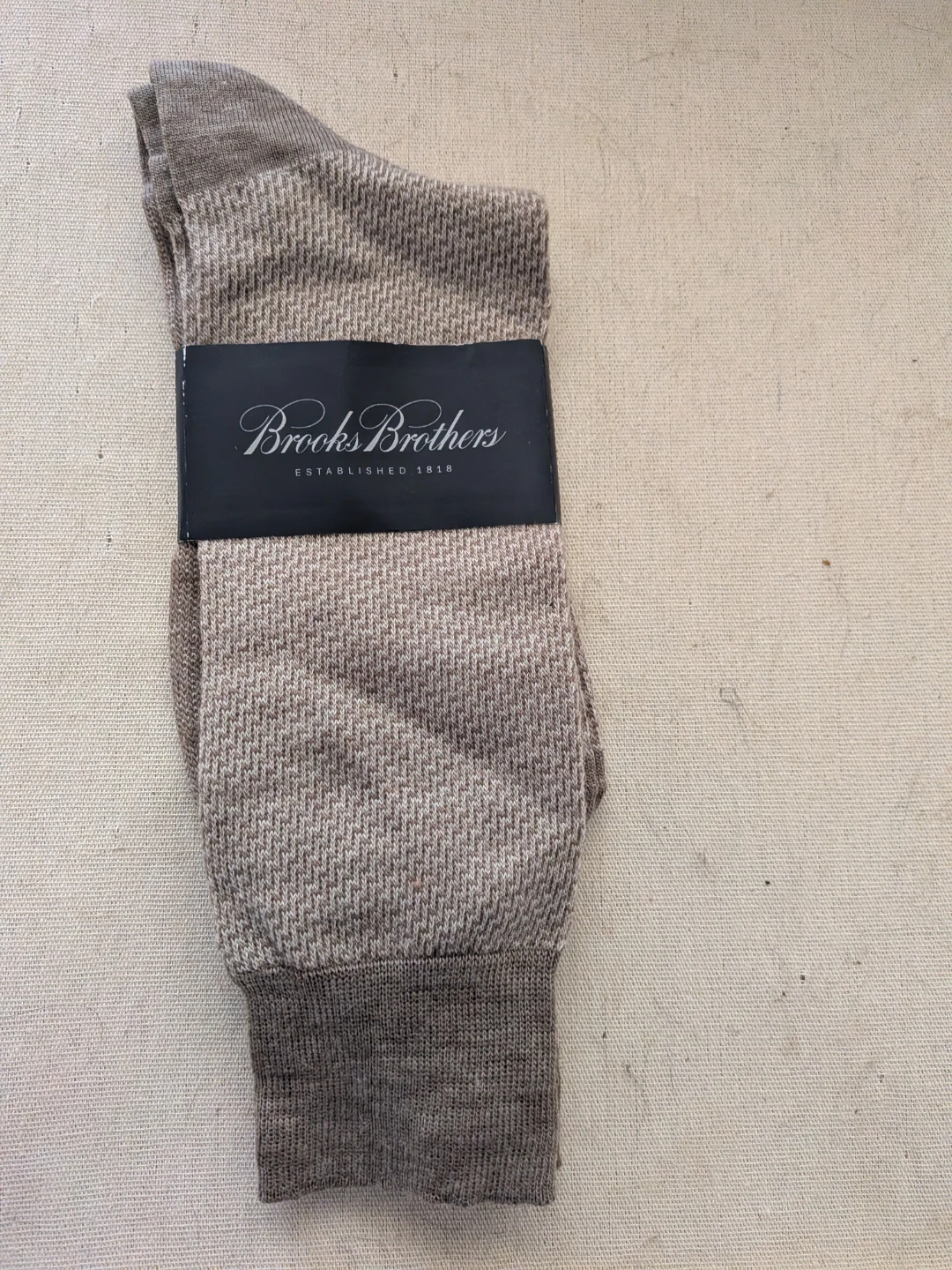 Brooks Brothers NWT Merino Wool Blend Dress Socks Made In Italy