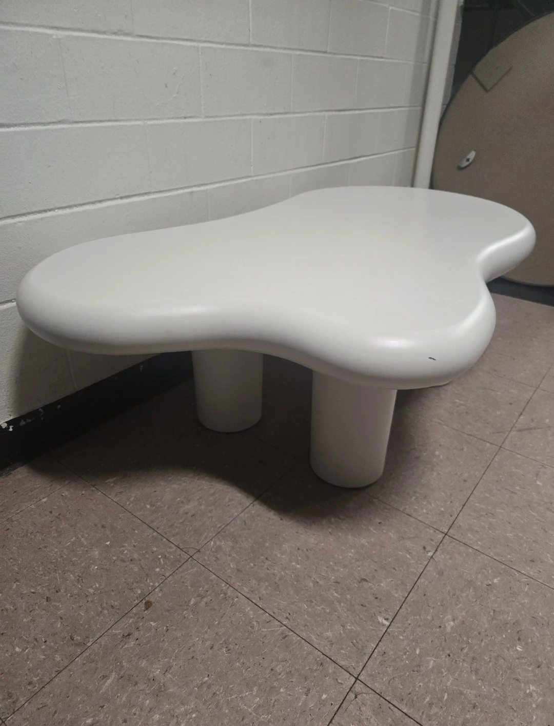 White Organic Shape Coffee Table