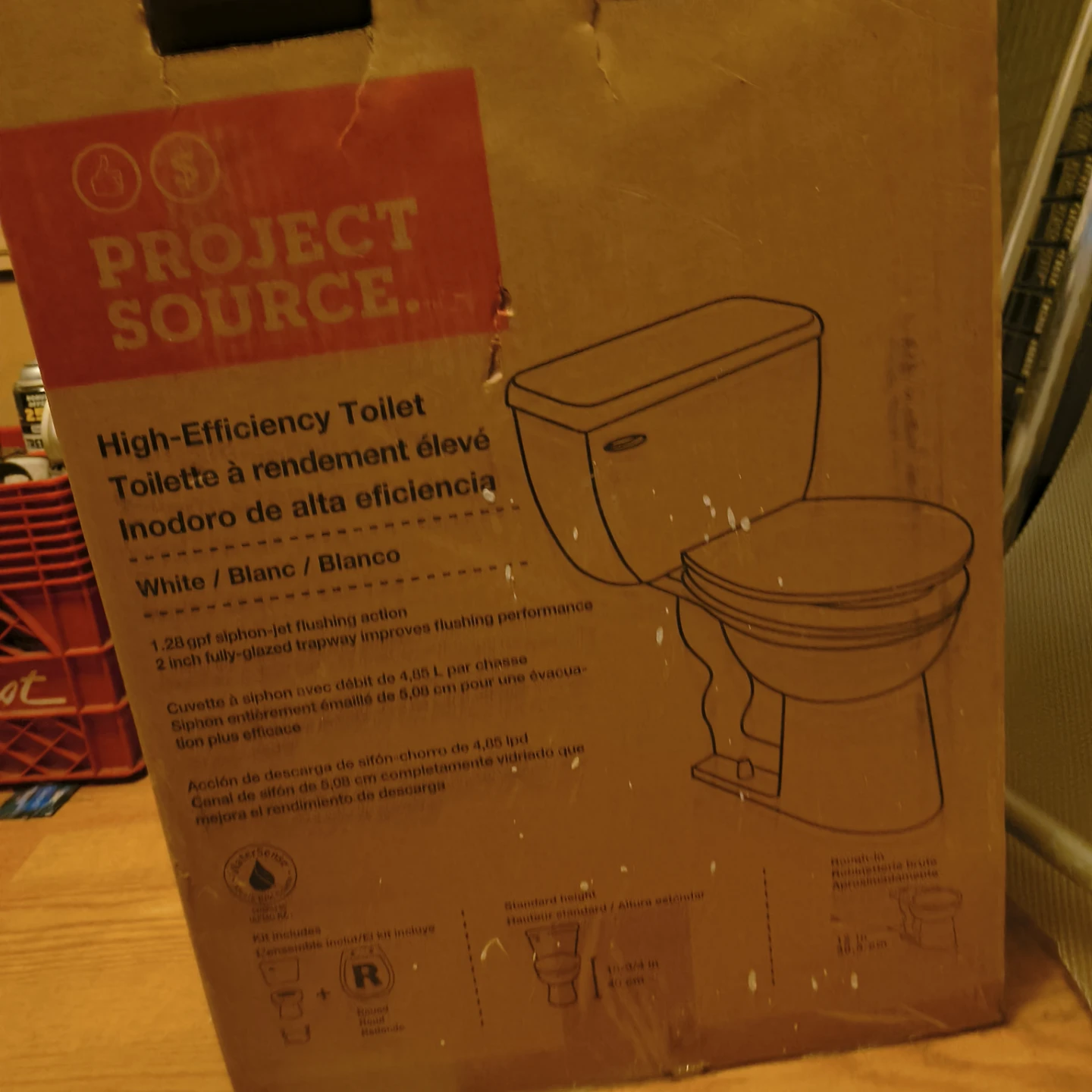 Project Source High-Efficiency Toilet, White - photo 4