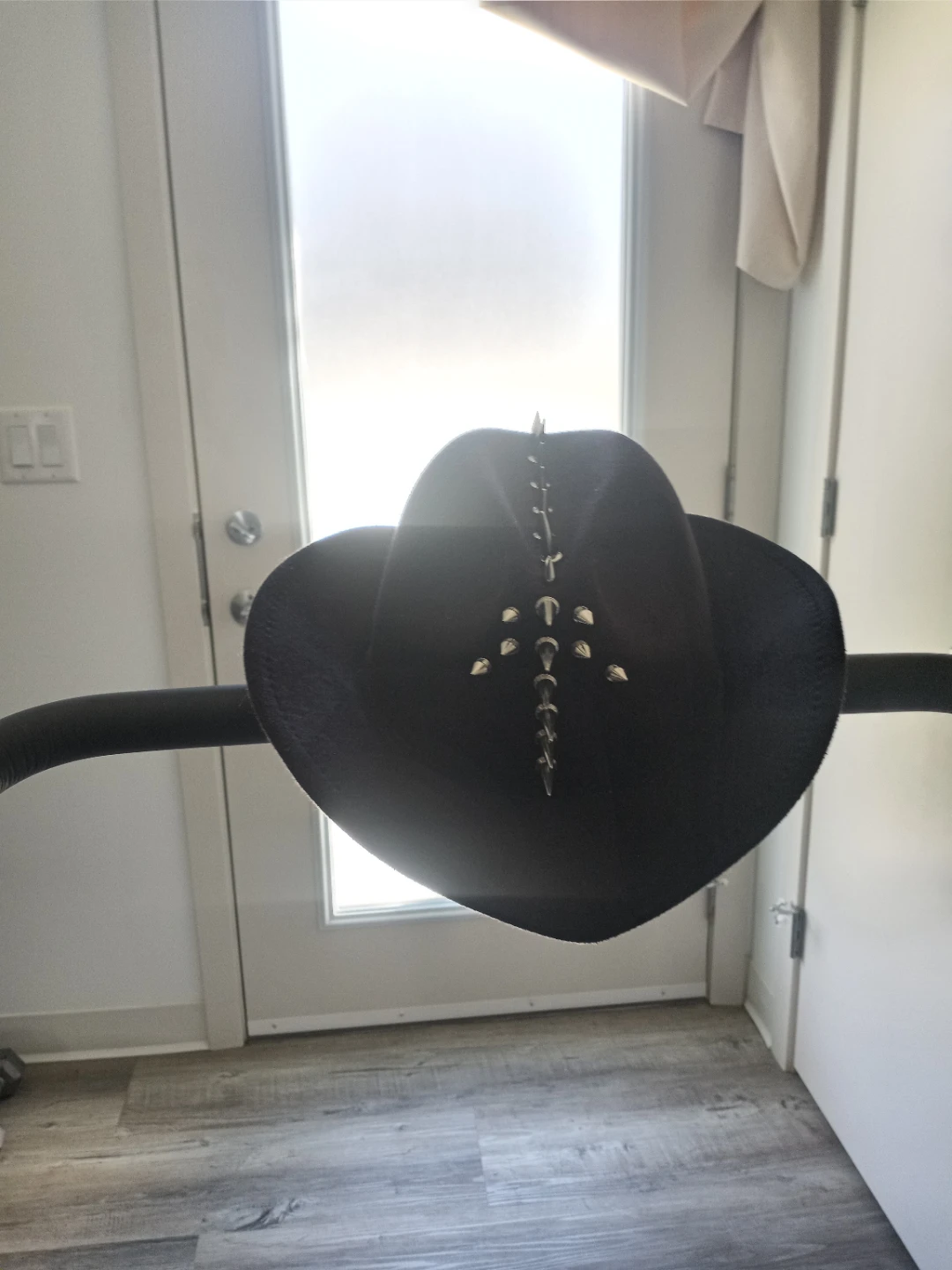 Black Studded Moon Phase hat