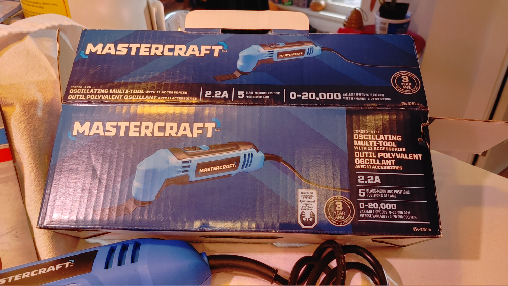 Mastercraft Oscillating Multi-Tool with 11 Accessories