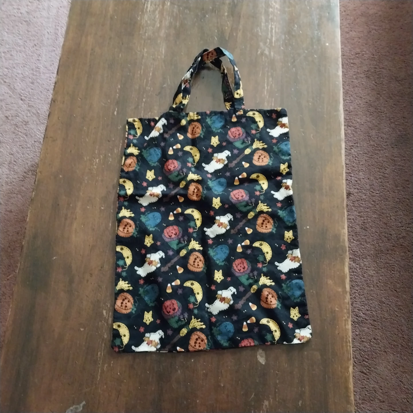 Halloween Patterned Tote Bag