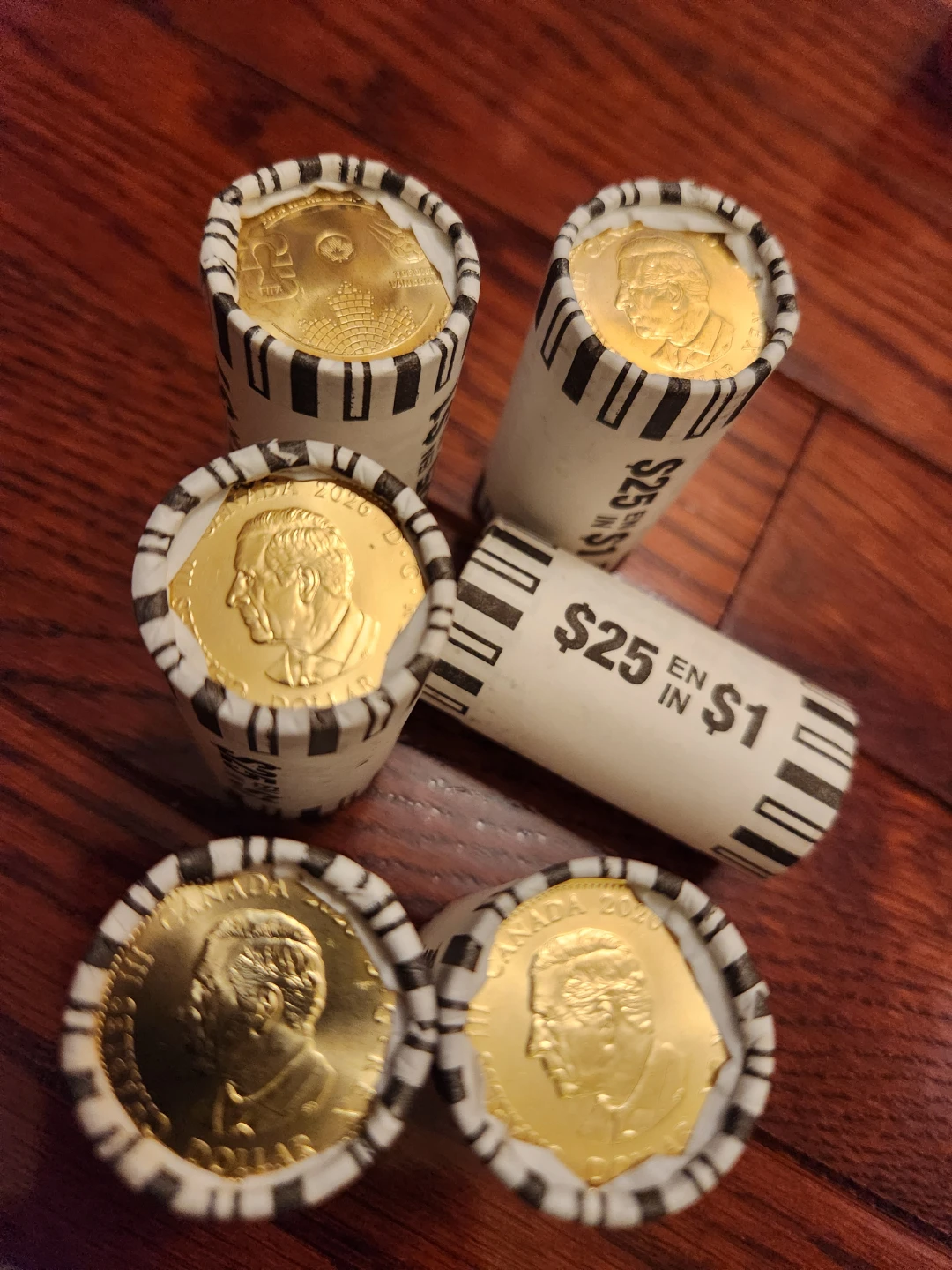 2026 FIFA World Cup Canada One Dollar Coin Rolls - photo 2