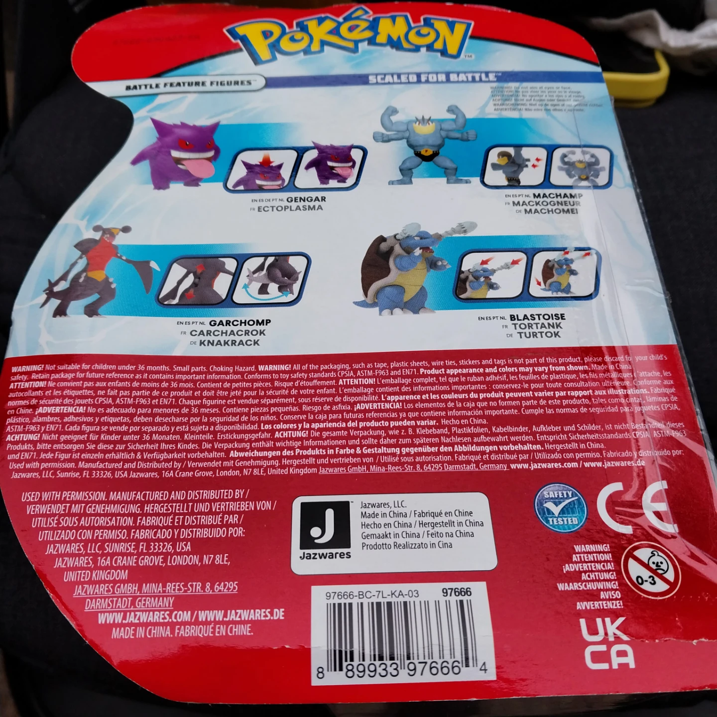 Pokemon Blastoise Battle Feature Figure - photo 2