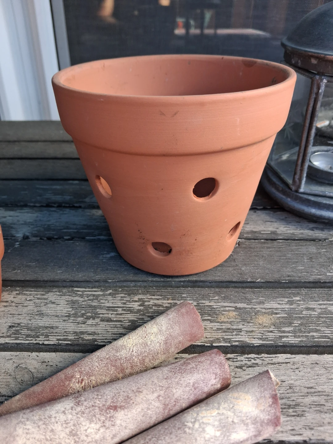 Terracotta Orchid Pot