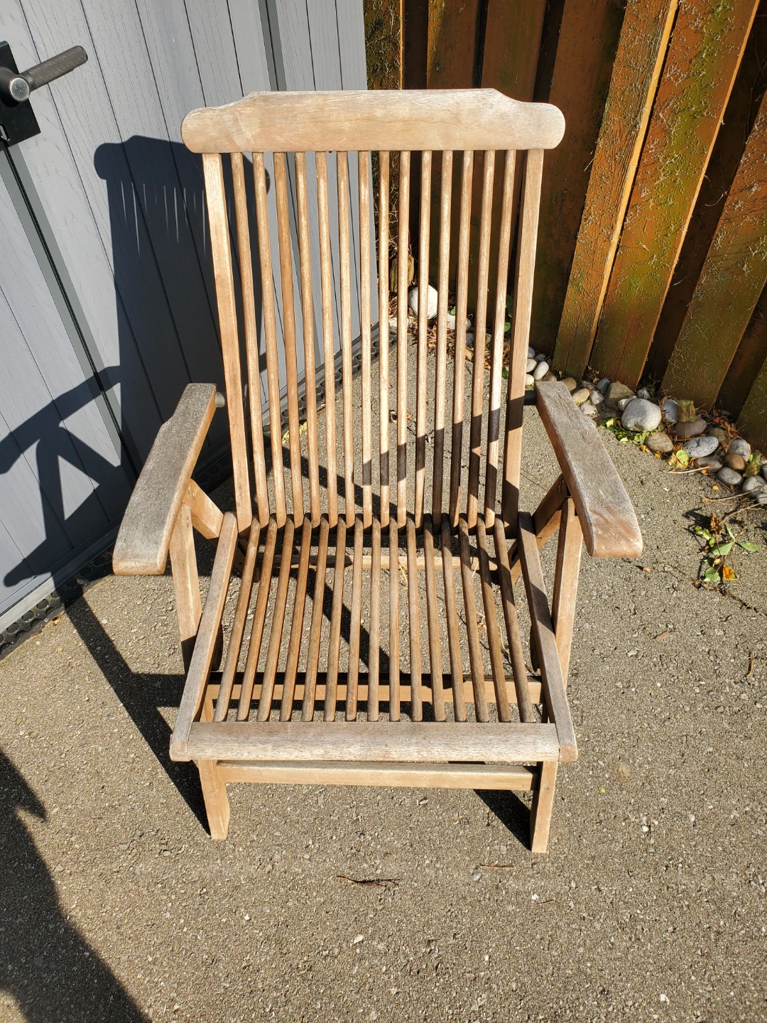 Teak Outdoor Folding Chair - photo 2