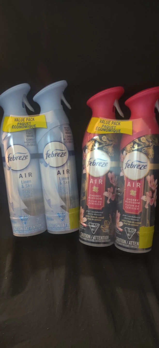 Febreze Air Freshener Spray Pack - 4 Cans