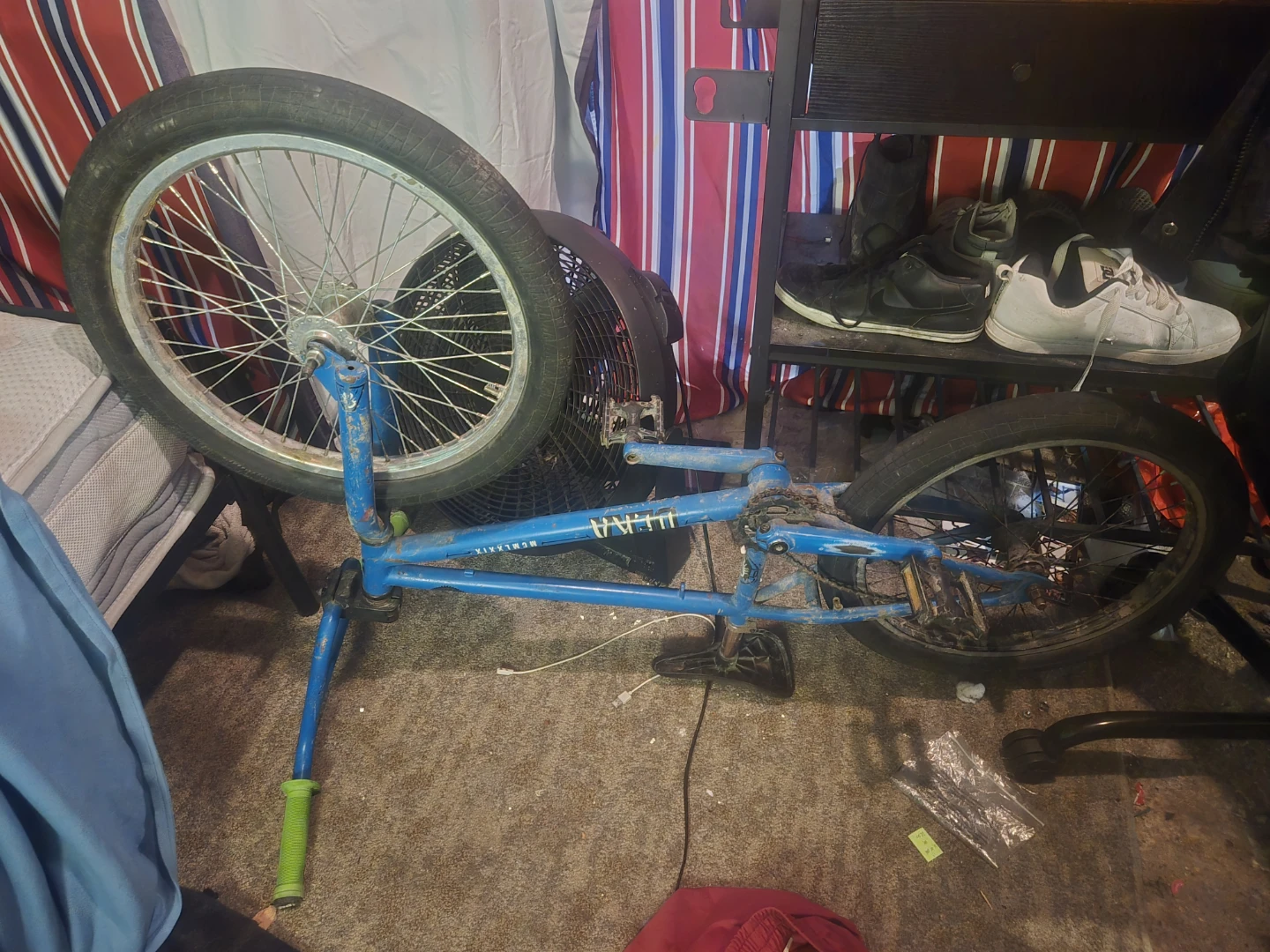 Kink BMX Bike Blue looking for a mini bike frame