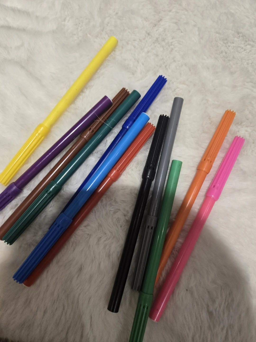 Assorted Coloured Pencils and Markers Set