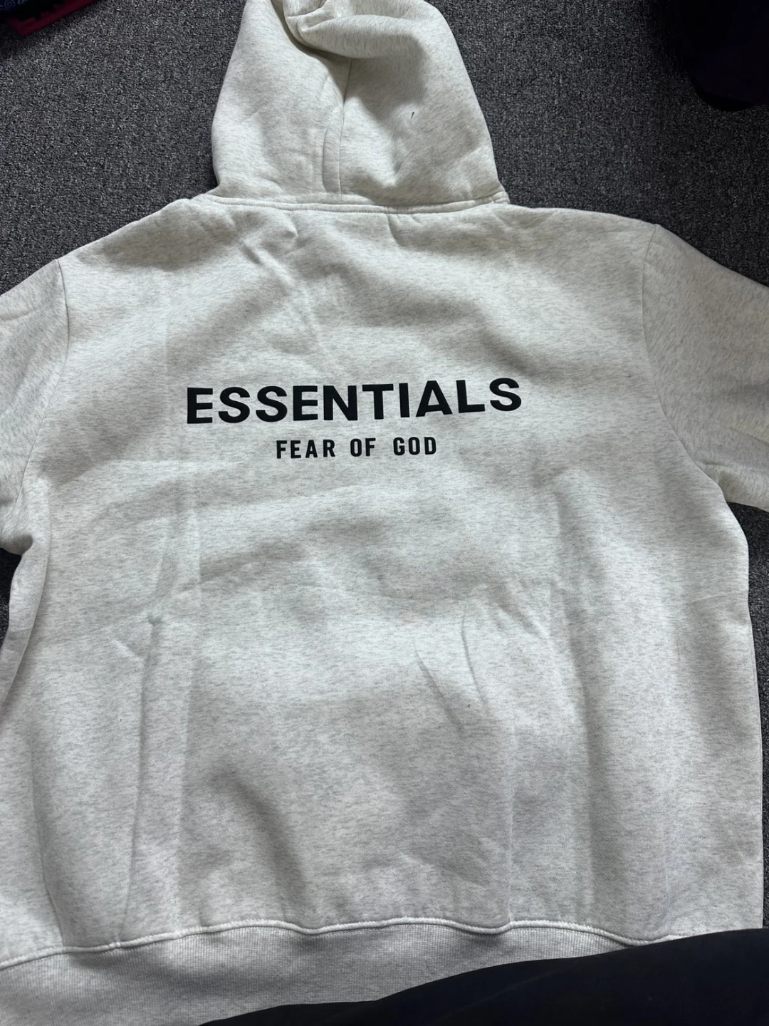 Essentials Fear of God Hoodie - Oatmeal - Medium - photo 2