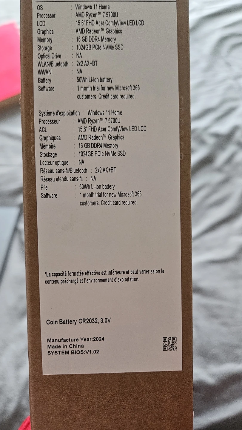 Acer Aspire 3 15.6 inch Laptop - photo 2