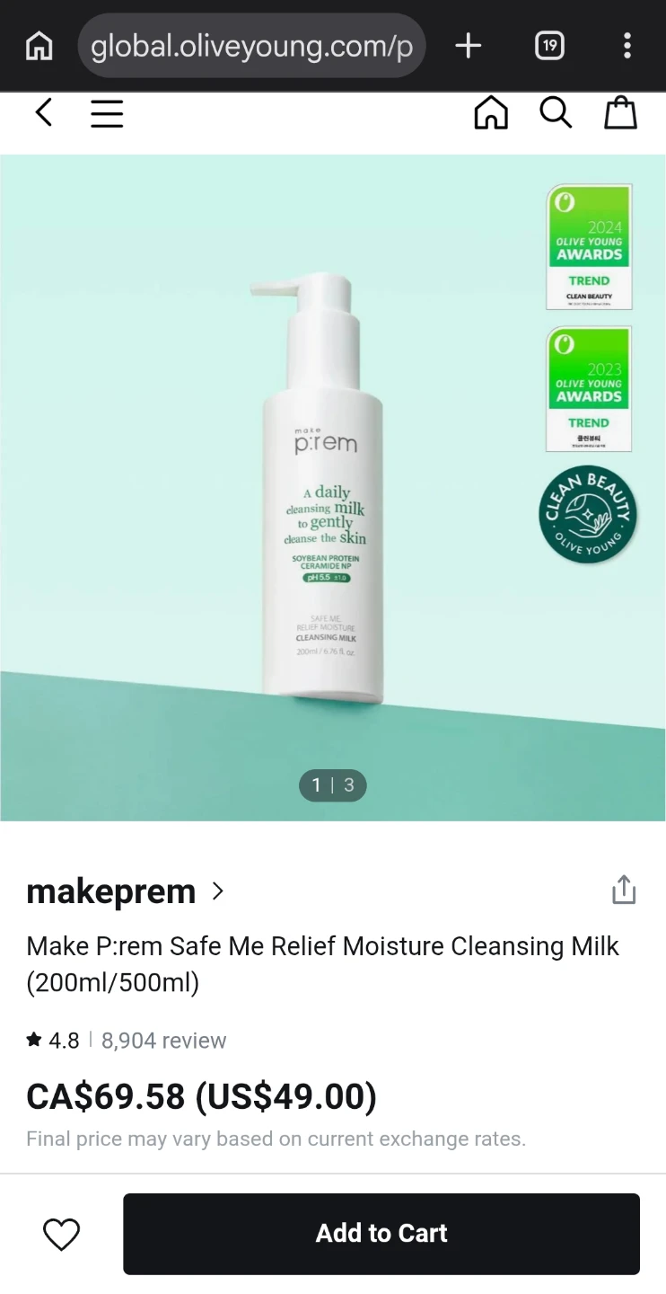 BNIB] make p:rem Cleansing Milk / Cleanser (Jumbo 500ml) - photo 4
