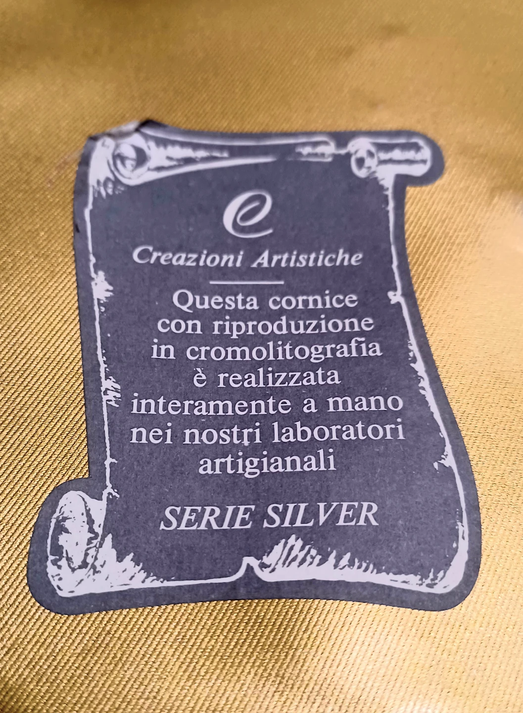Creazioni Artistiche Serie Silver Chromolithograph Framed Art - photo 4