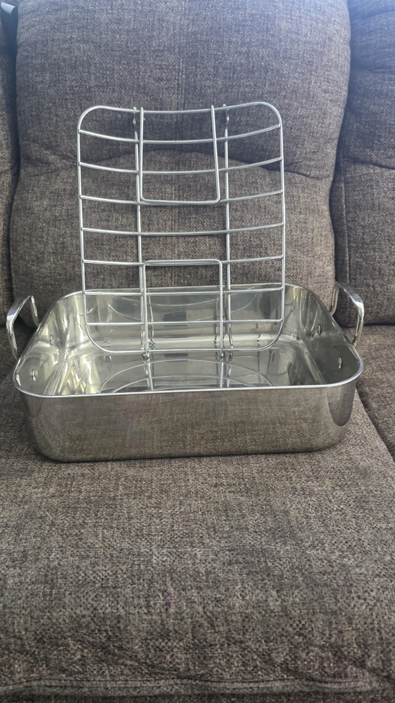 KitchenAid Stainless Steel Roasting Pan with Rack - photo 5