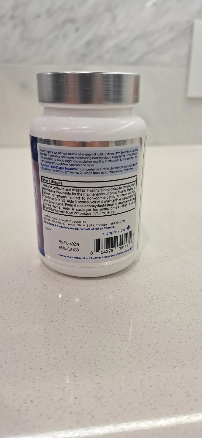 CanPrev Blood Sugar Support 95 Capsules - photo 2