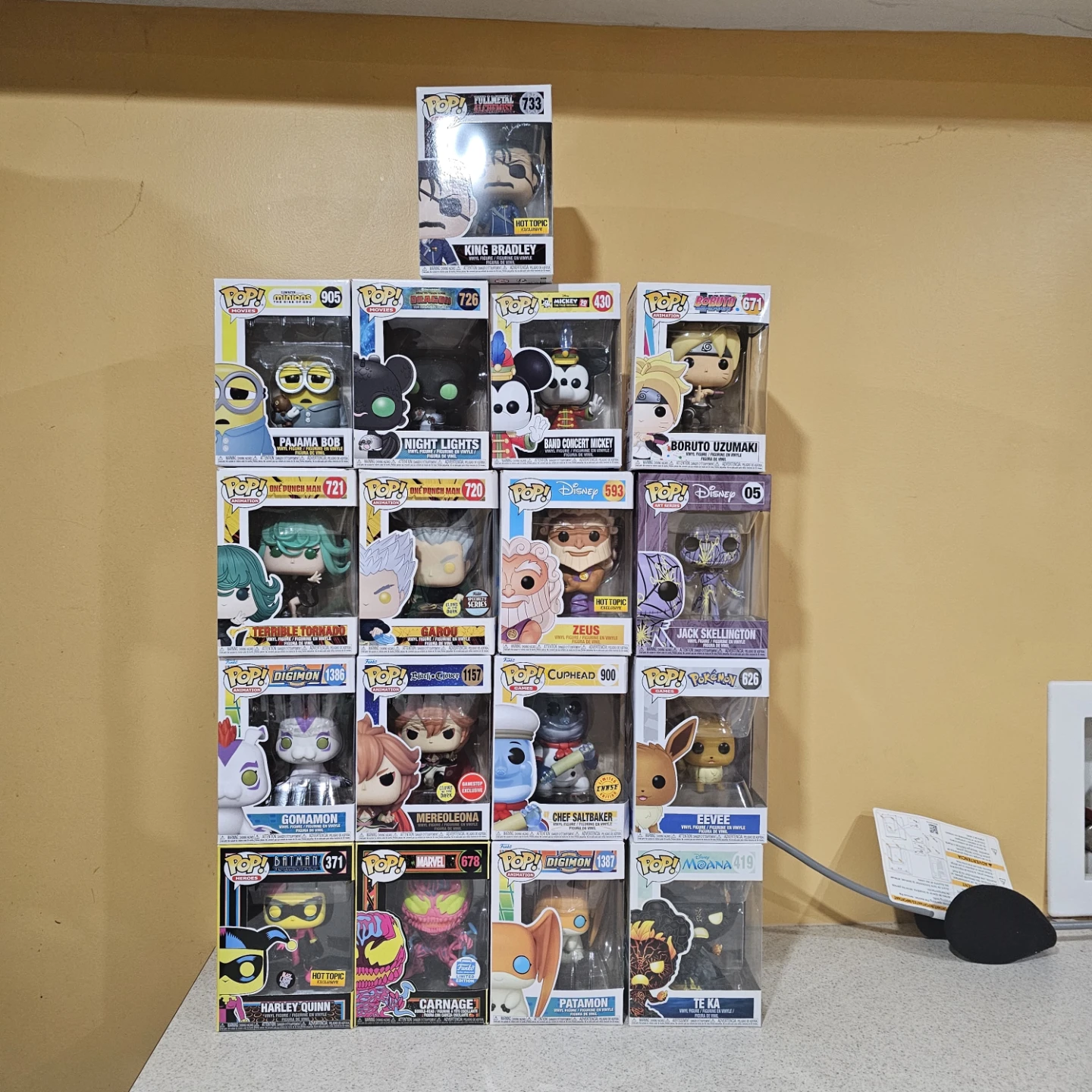 Assorted Funko Pop Vinyl Figures