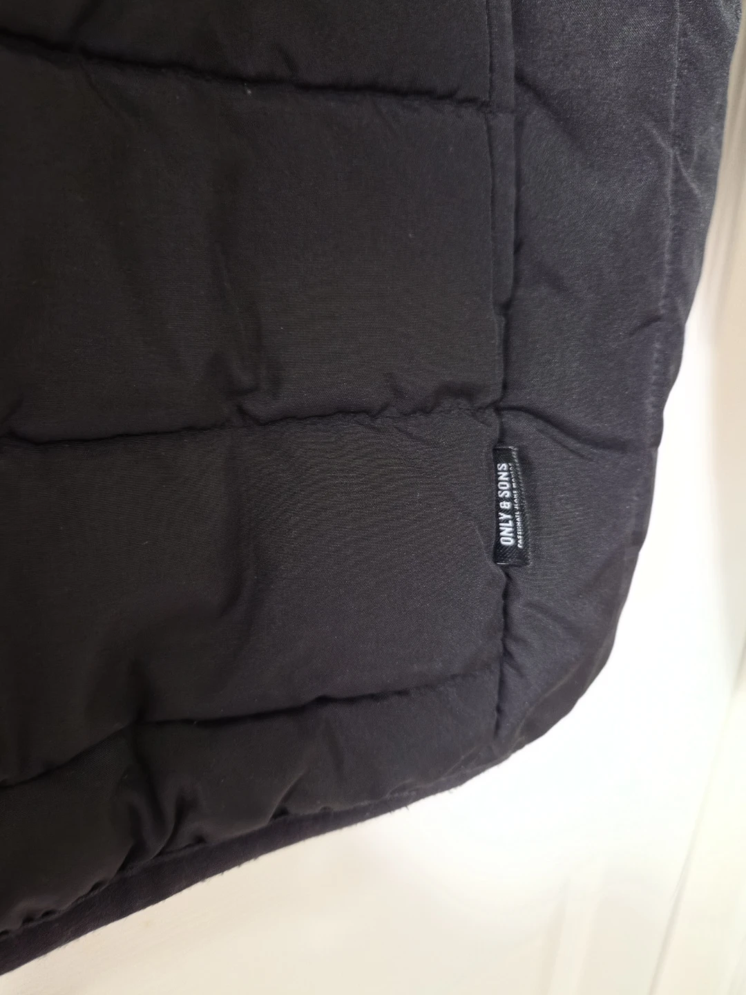Only & Sons Black Quilted Jacket  - Size L - photo 4