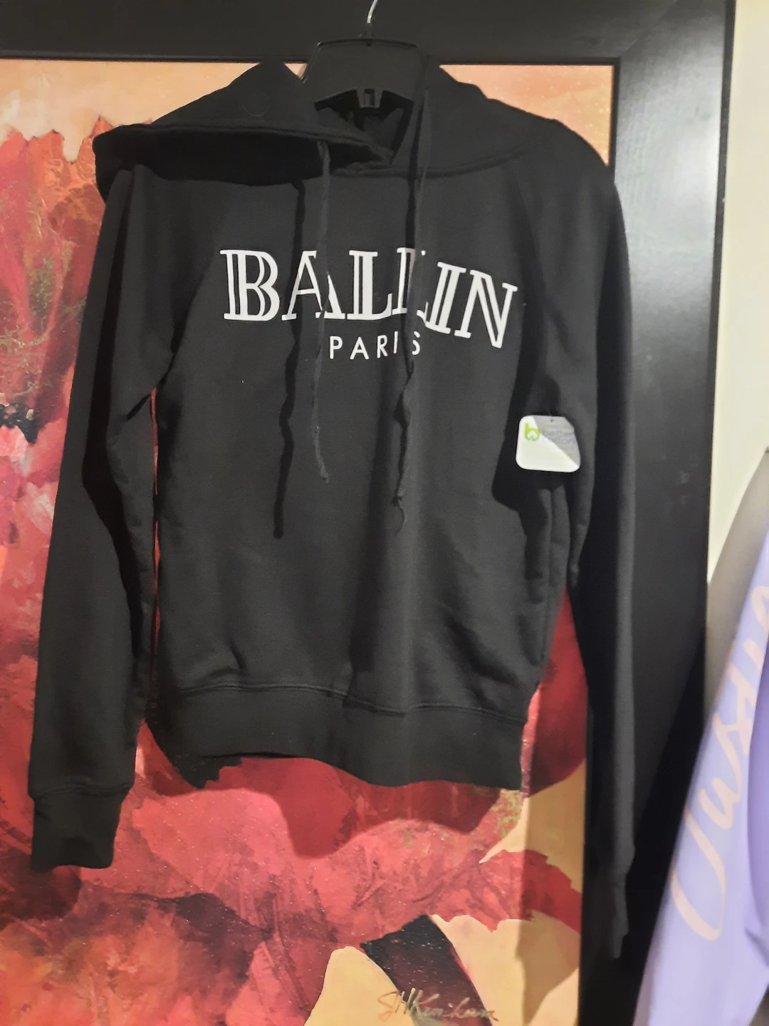 "Ballin Paris" Black Hoodie JRS MED or Women's Small - photo 2