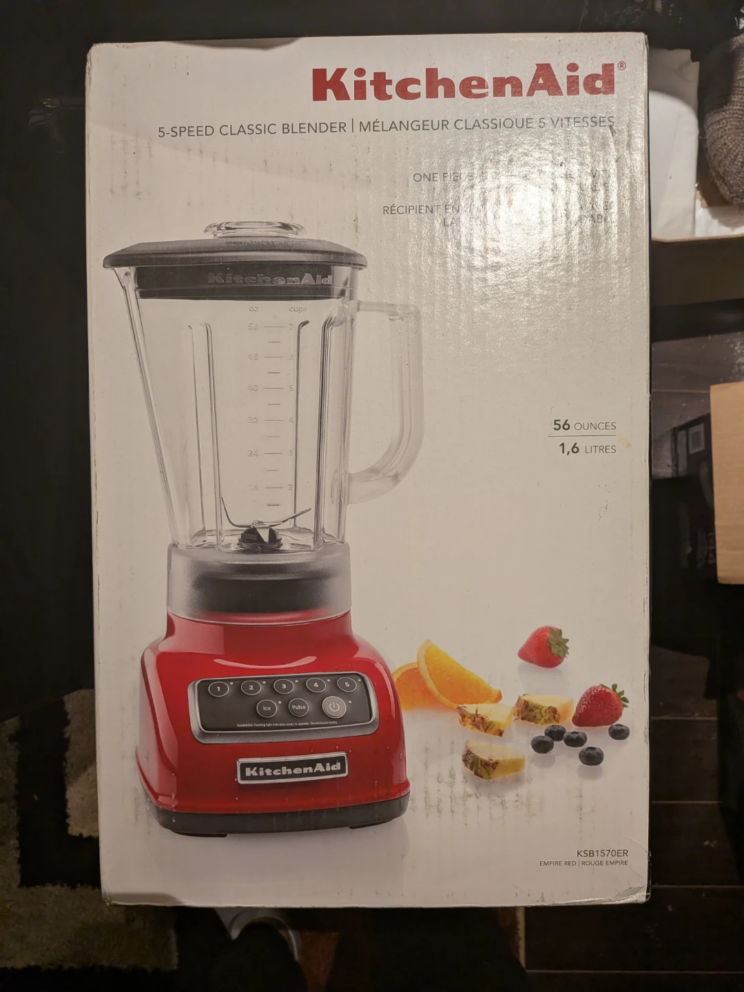 KitchenAid 5-Speed Classic Blender Empire Red