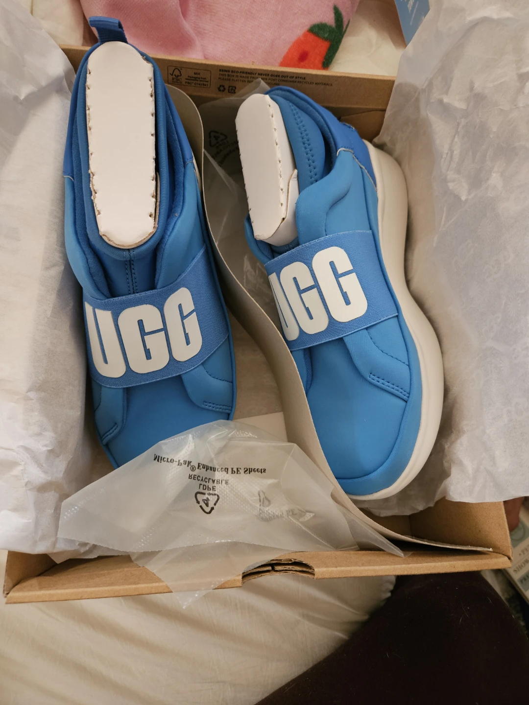UGG Blue Slip-on Sneakers