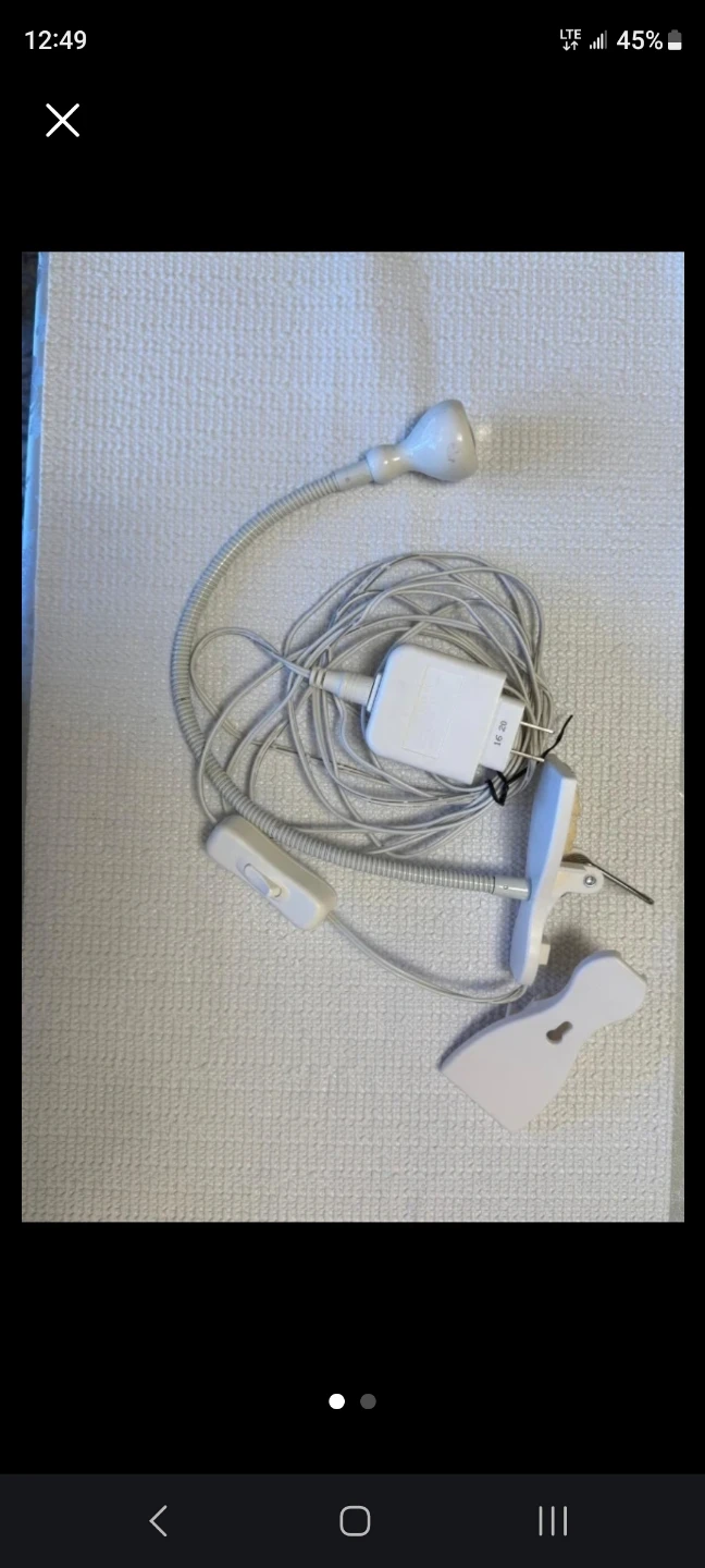 IKEA lamp works, Clip broken