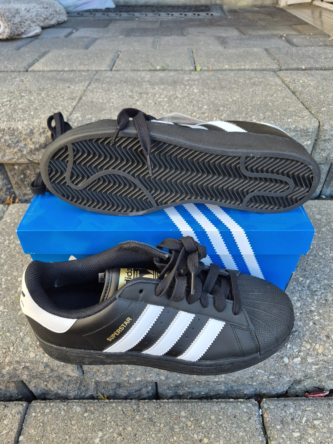 Adidas Superstar XLG Black Shoes - US 10.5
