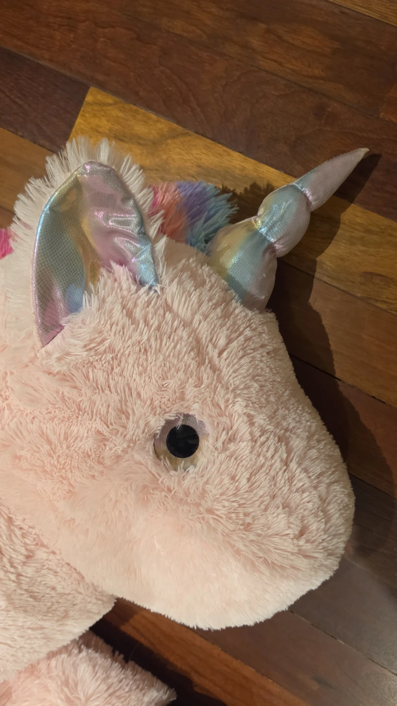 Large Pink Unicorn Plush Toy - photo 4