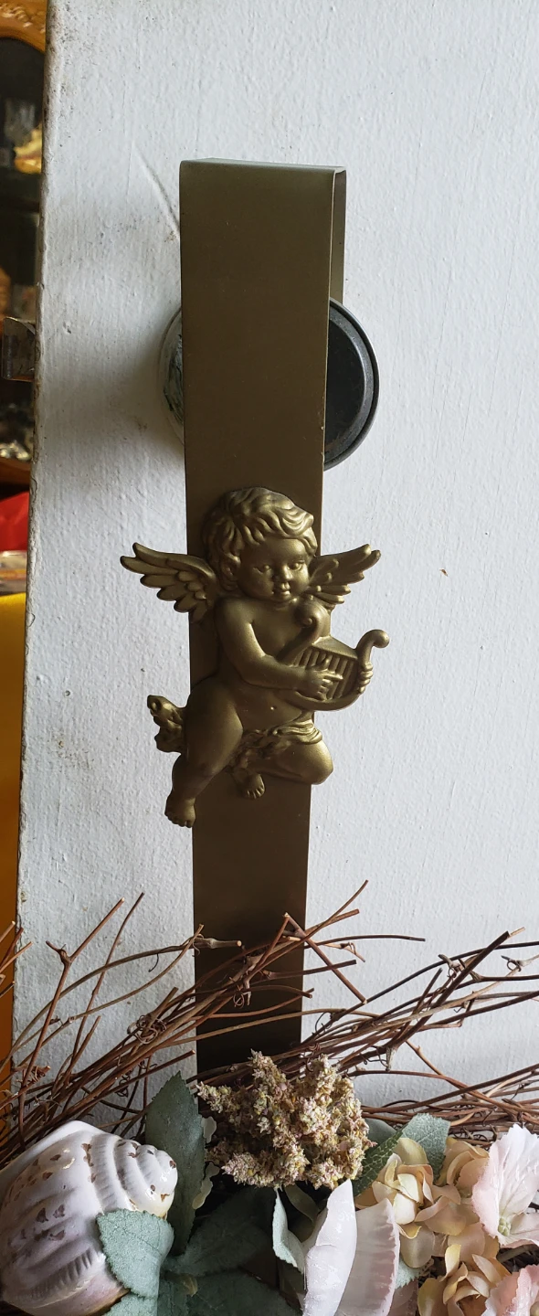Floral Wreath with Angel Door Hanger - photo 3
