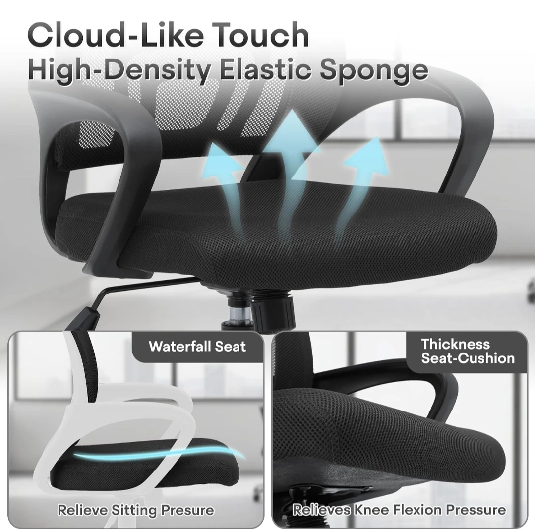 Black Mesh Ergonomic Office Chair - photo 5