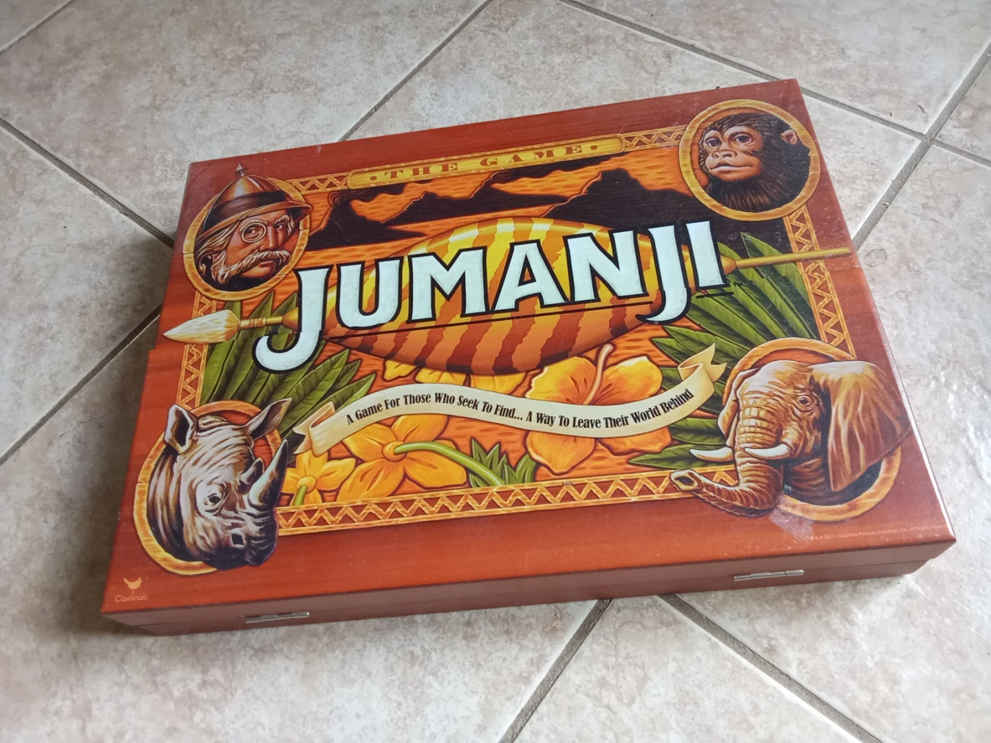 Jumanji Board Game Wood Box Edition