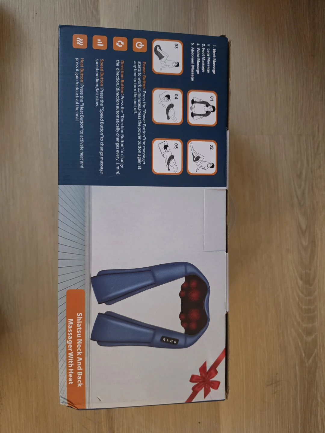 Shiatsu Neck and Back Massager with Heat