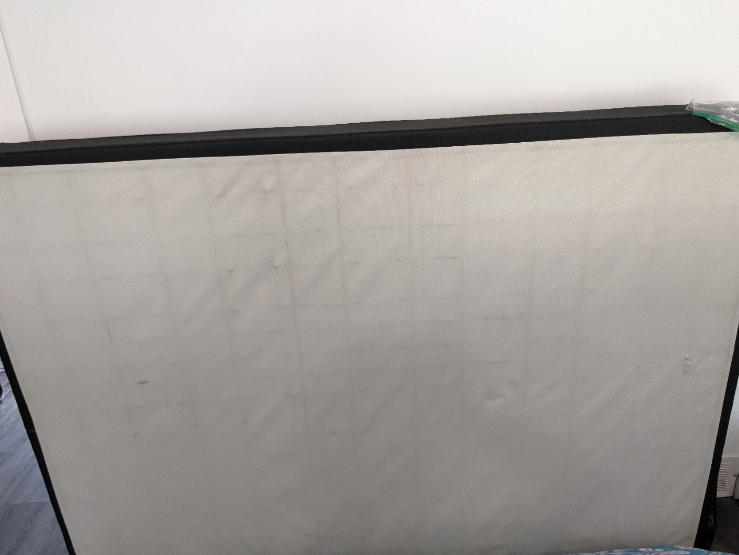 Wooden twin headboard with mattress and box spring - photo 5