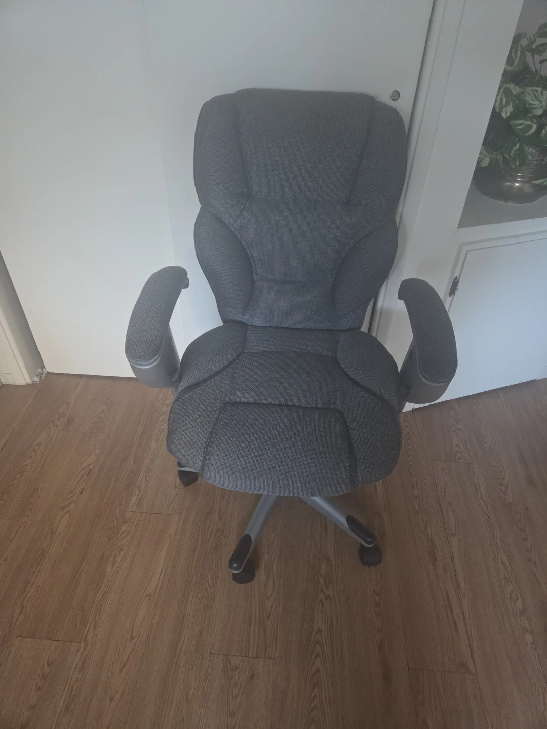 Grey Fabric Office Chair - photo 2
