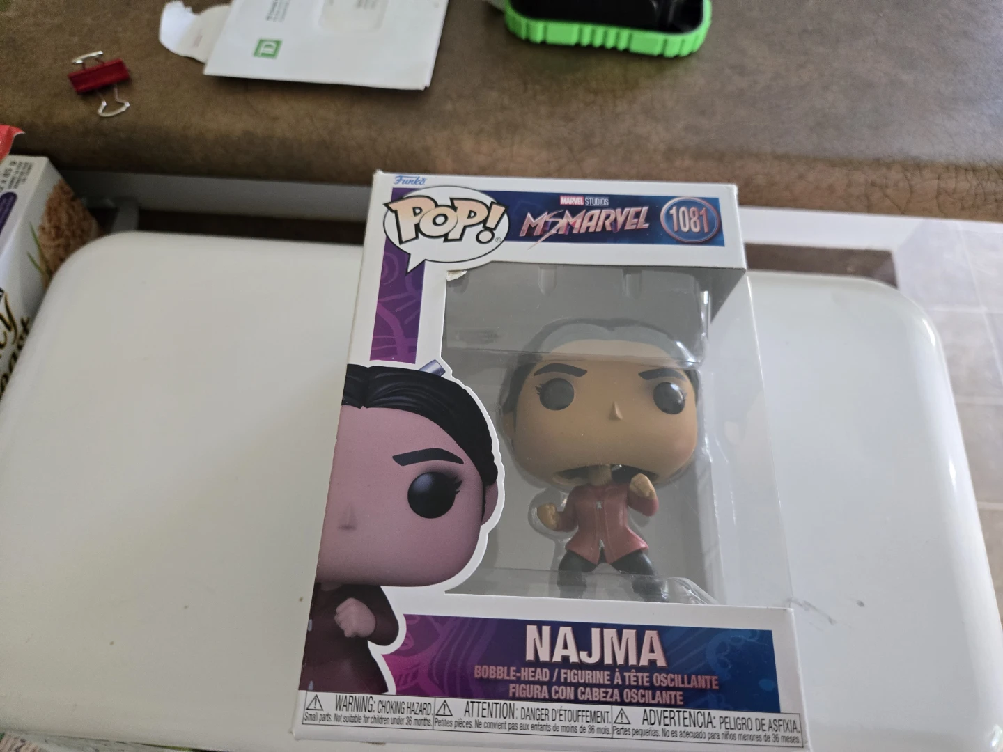 Funko Pop Marvel Ms. Marvel Najma 1081