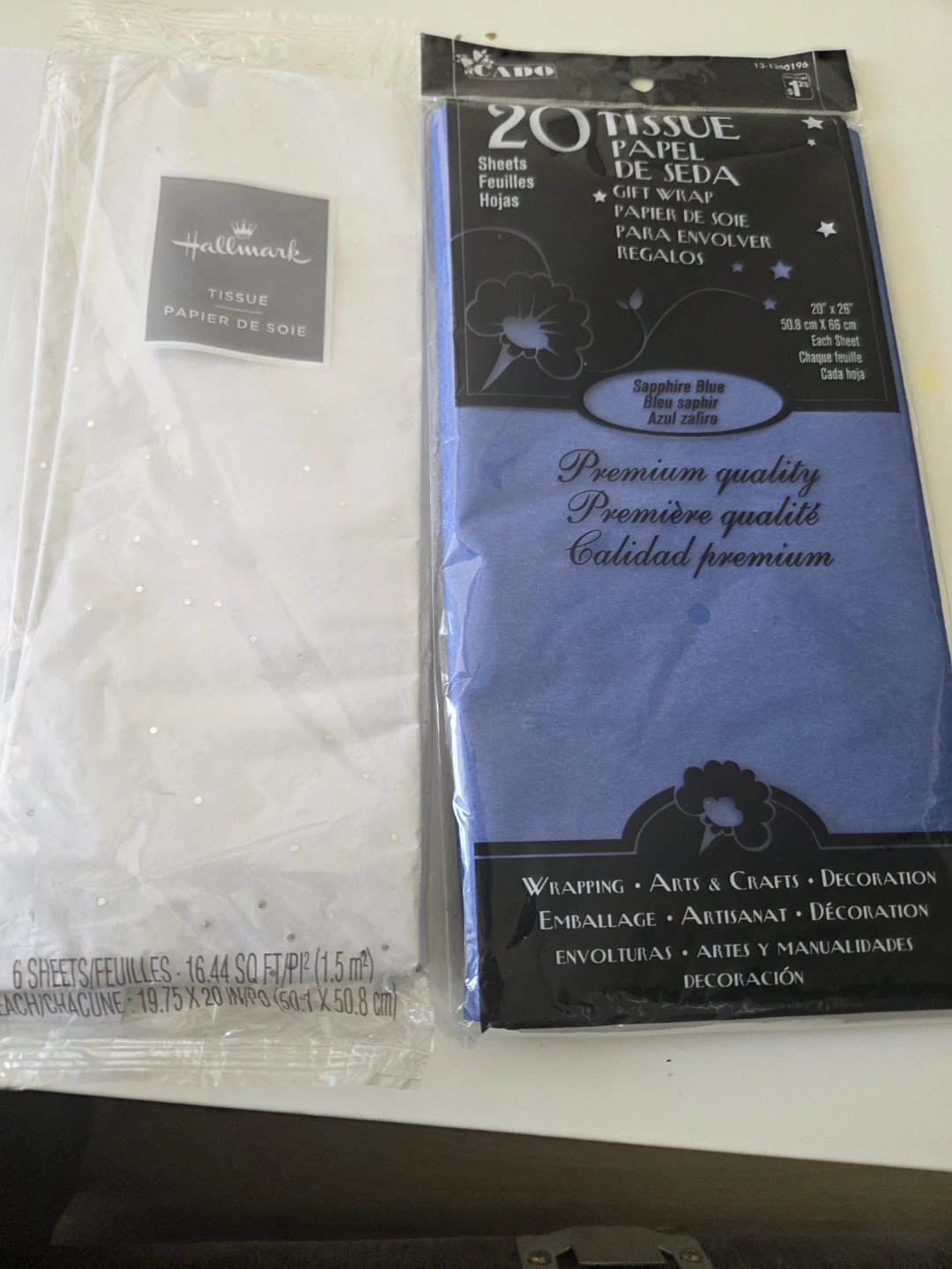 Assorted Hallmark and Cado Tissue Paper Sheets