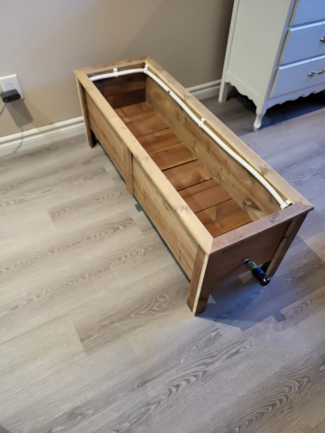 46" Wooden Planter Box with Watering System