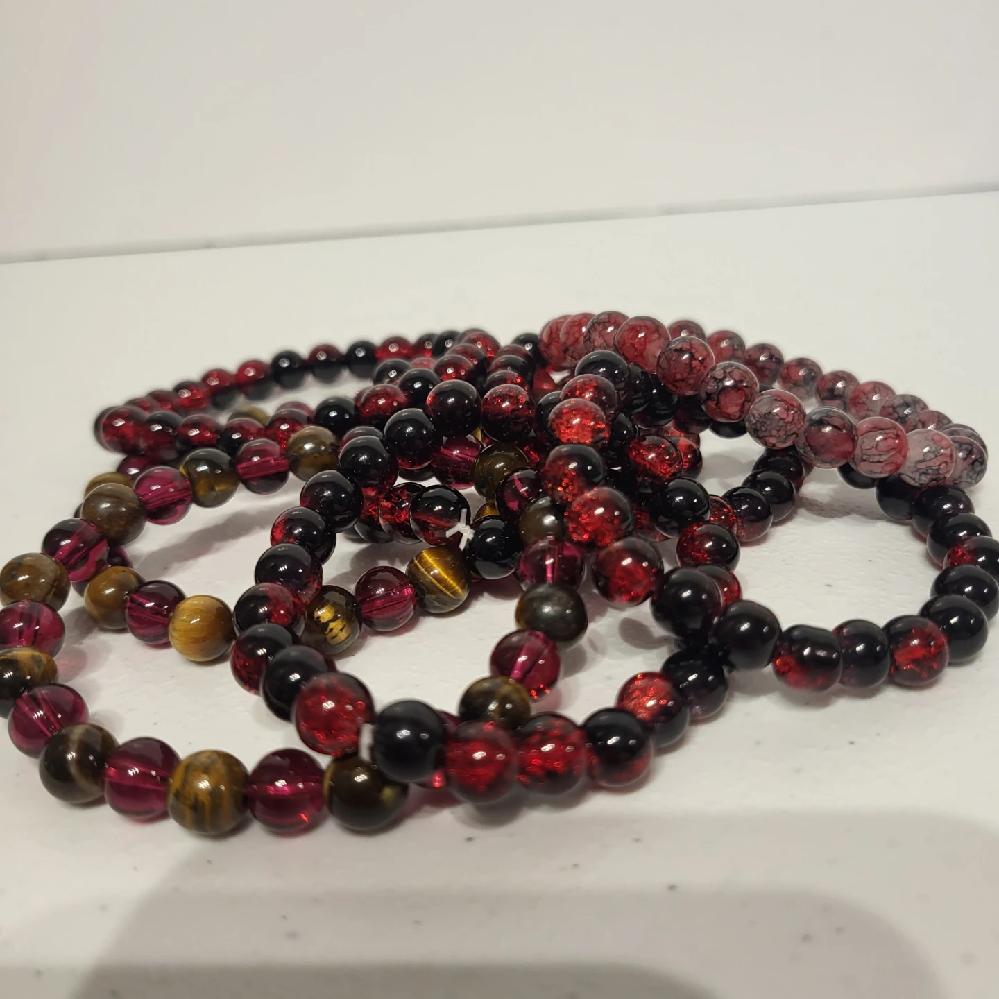 Set of 32 assorted women's beaded bracelets - photo 2