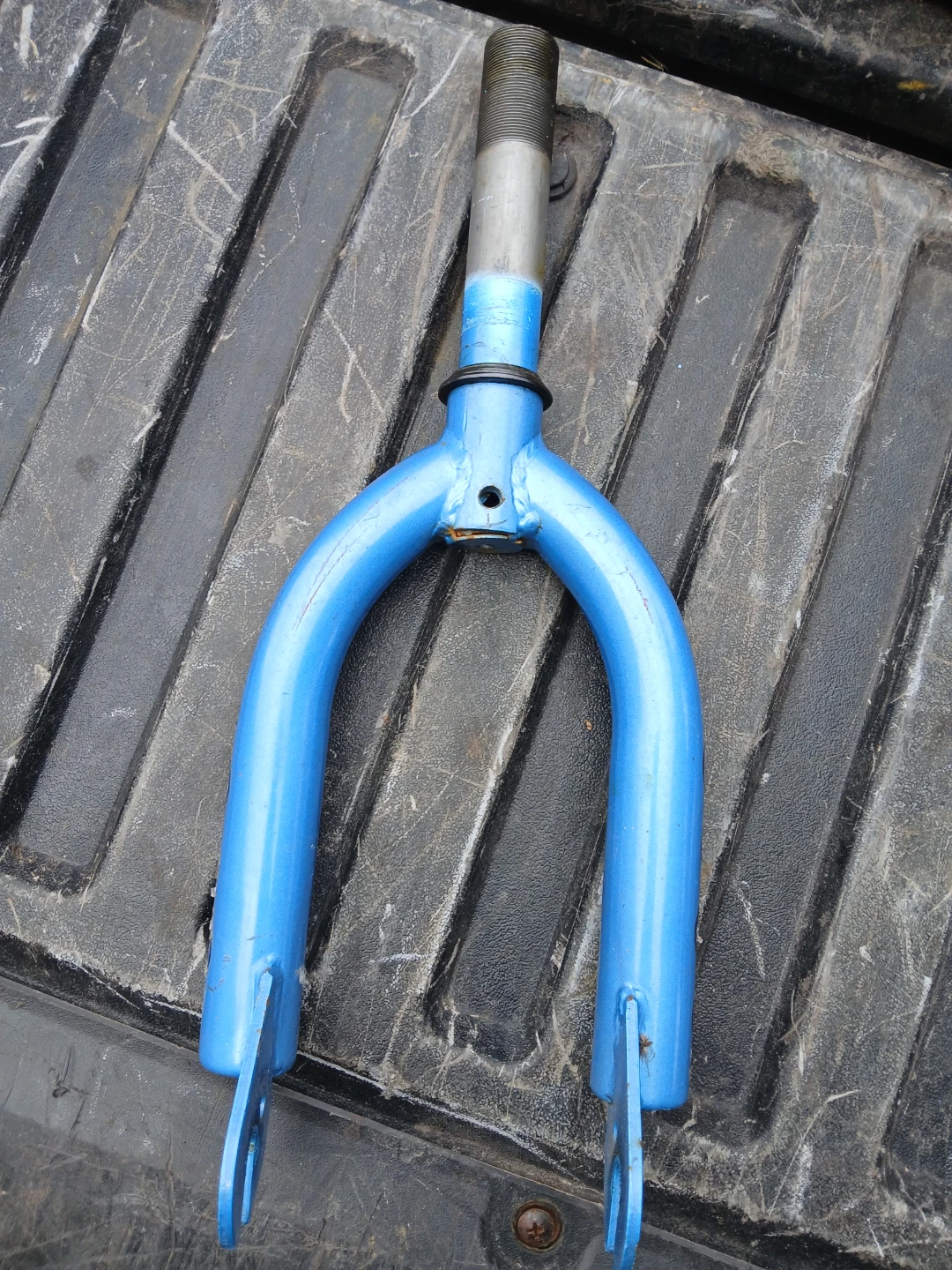 Blue Bike forks
