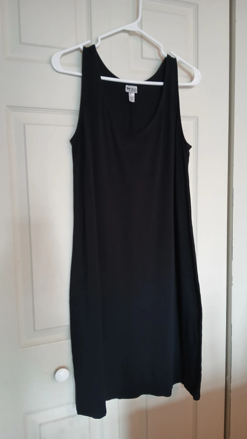 Black Bow black slip sleep dress, size medium (M) - photo 2