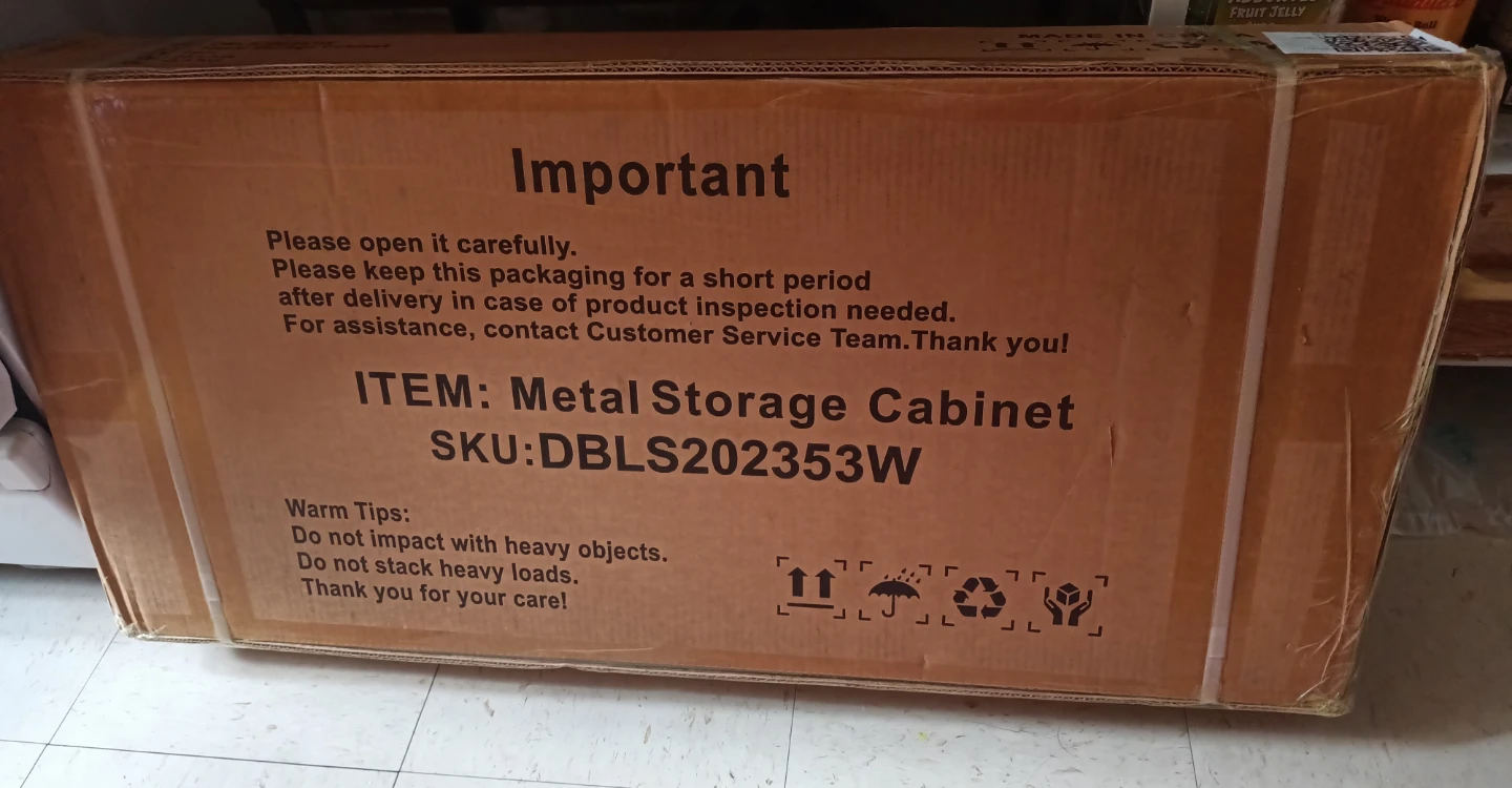 Metal Storage Cabinet white colour - photo 3
