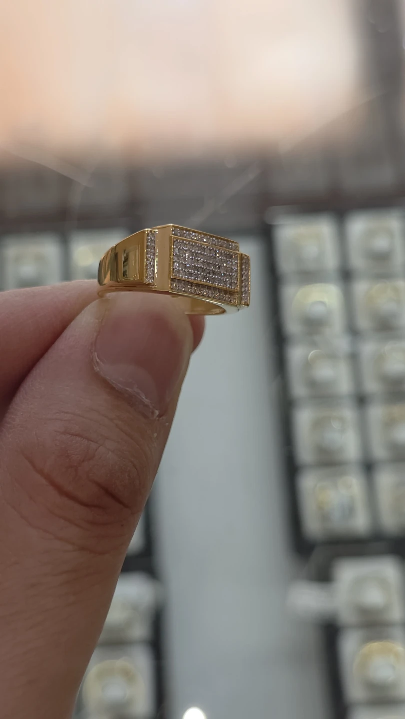 Mens diamond ring - photo 2