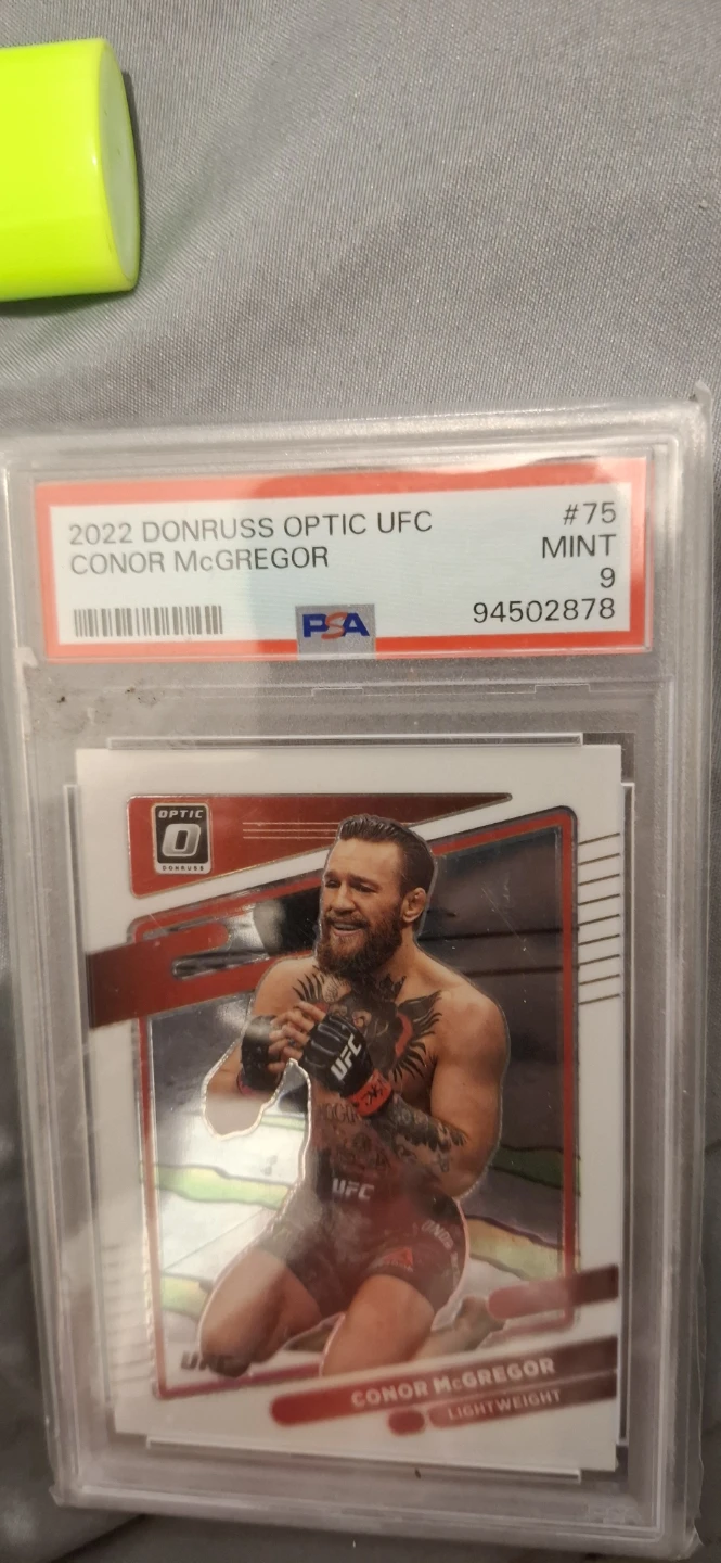 2022 Donruss Optic UFC Conor McGregor PSA 9