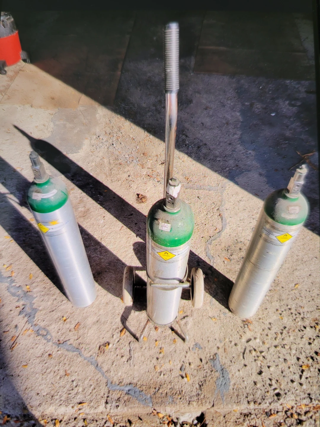 Oxygen tanks