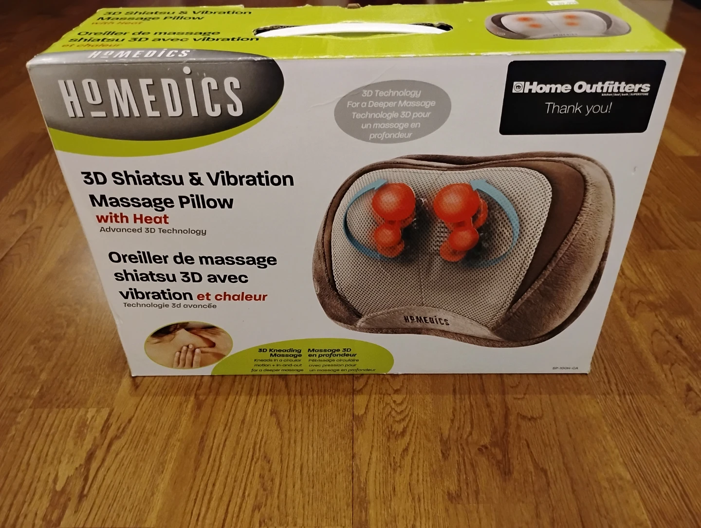 HoMedics 3D Shiatsu & Vibration Massage Pillow