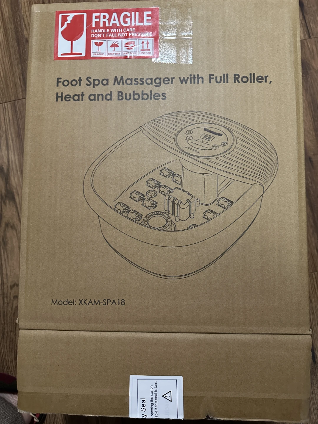 Foot Spa Massager with Heat and Bubbles Model XKAM-SPA18