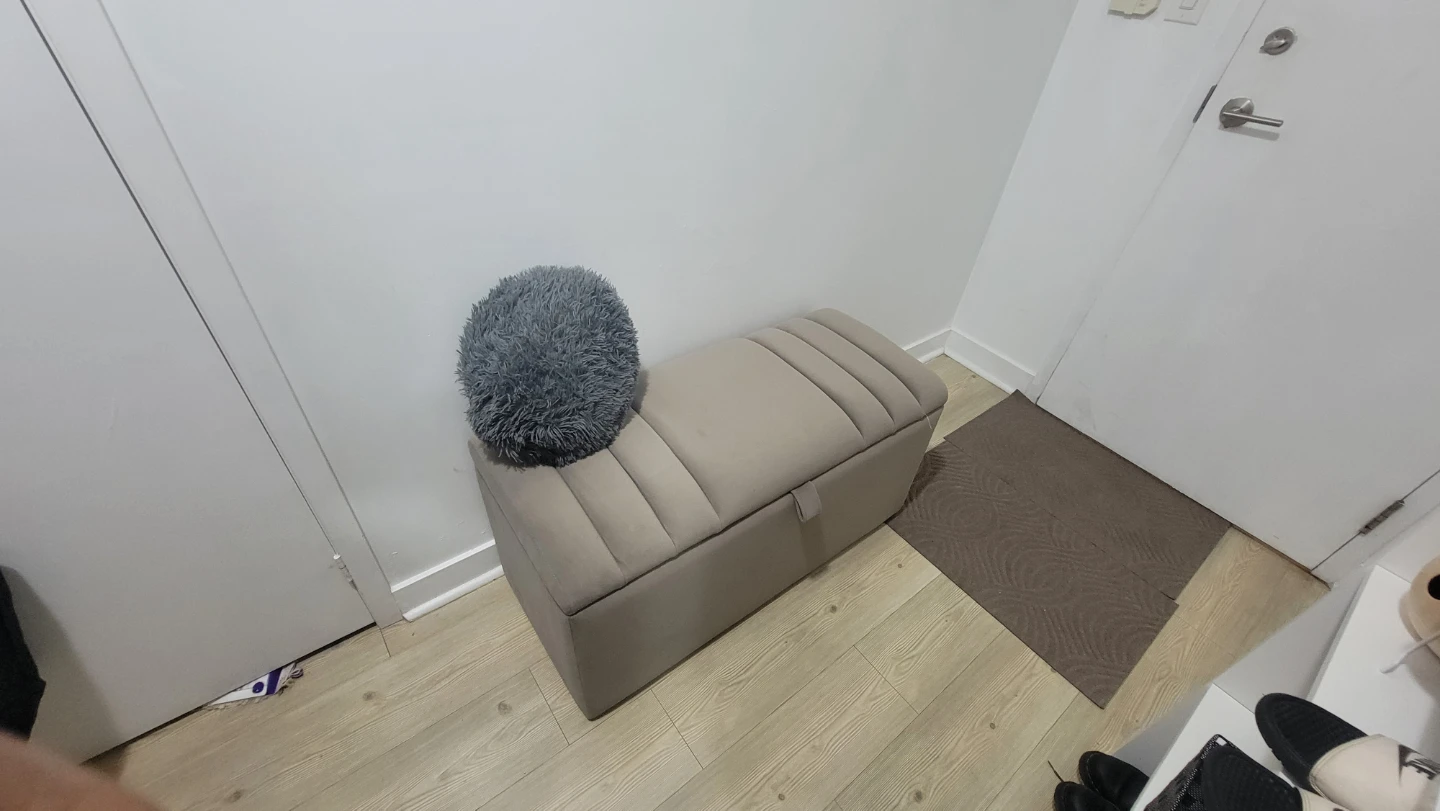 Grey Ottoman