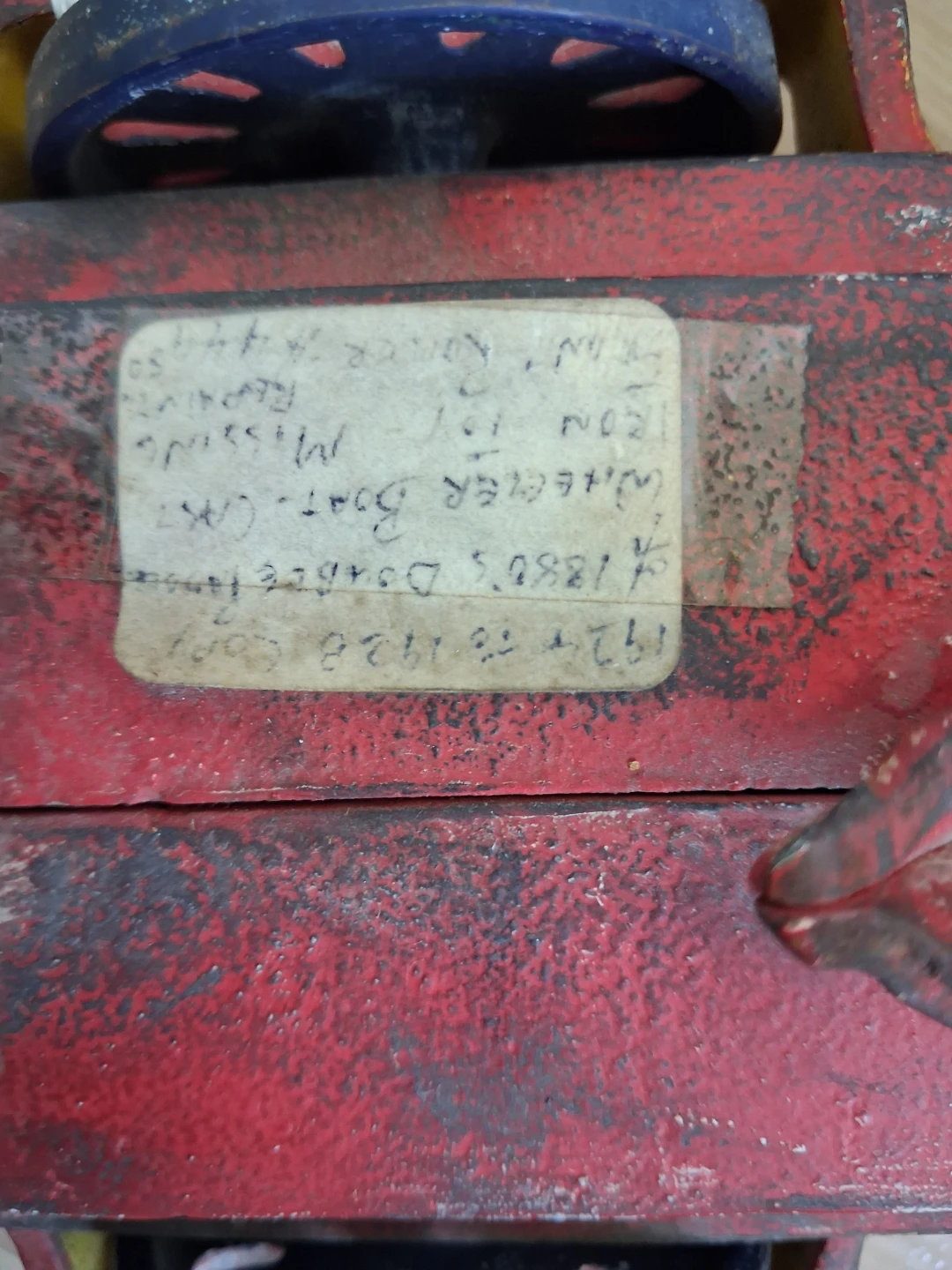 Vintage Cast Iron Paddle Wheeler Boat Toy - photo 3