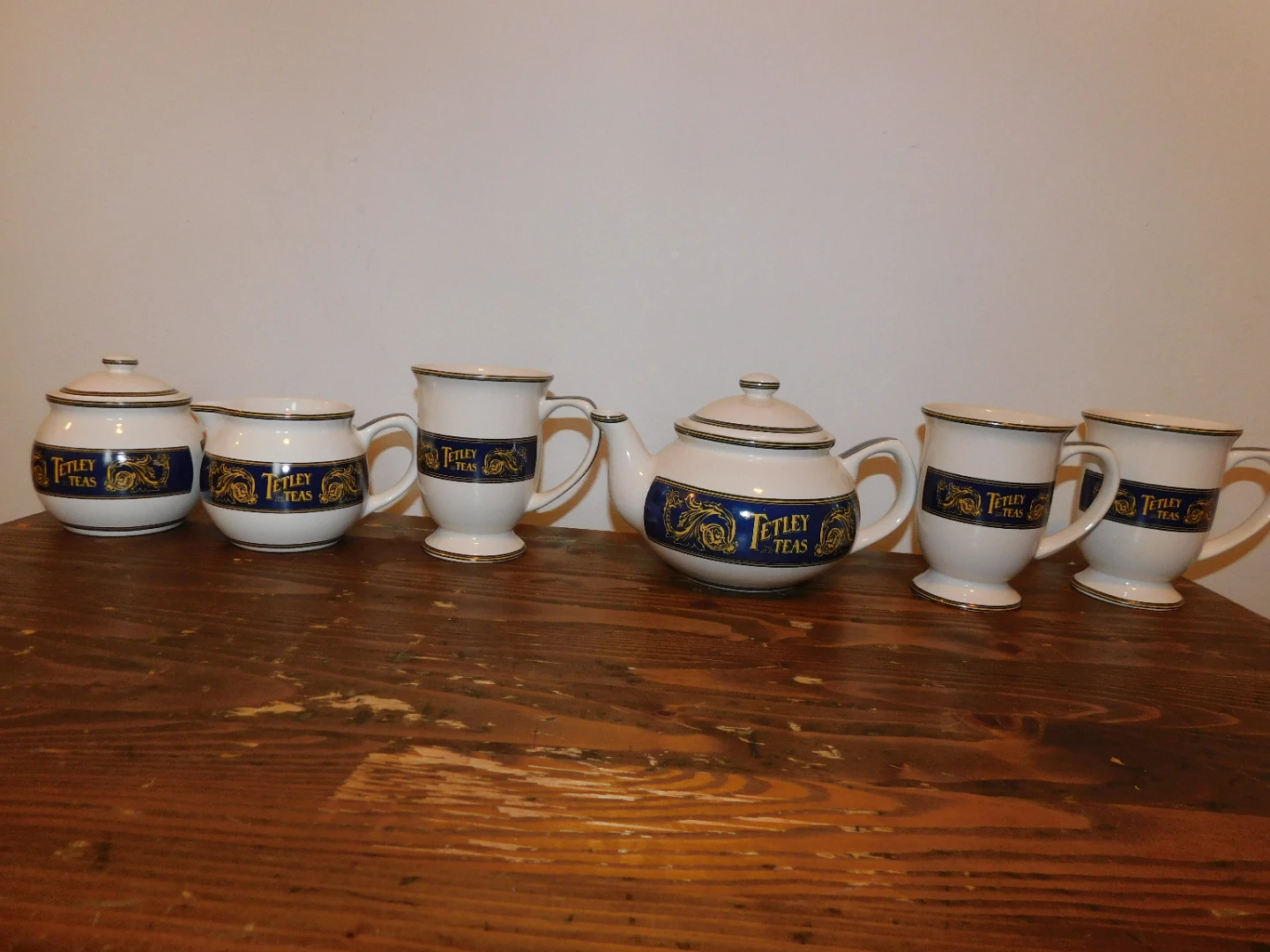 Vintage Tetley Teas Ceramic Tea Set - photo 2