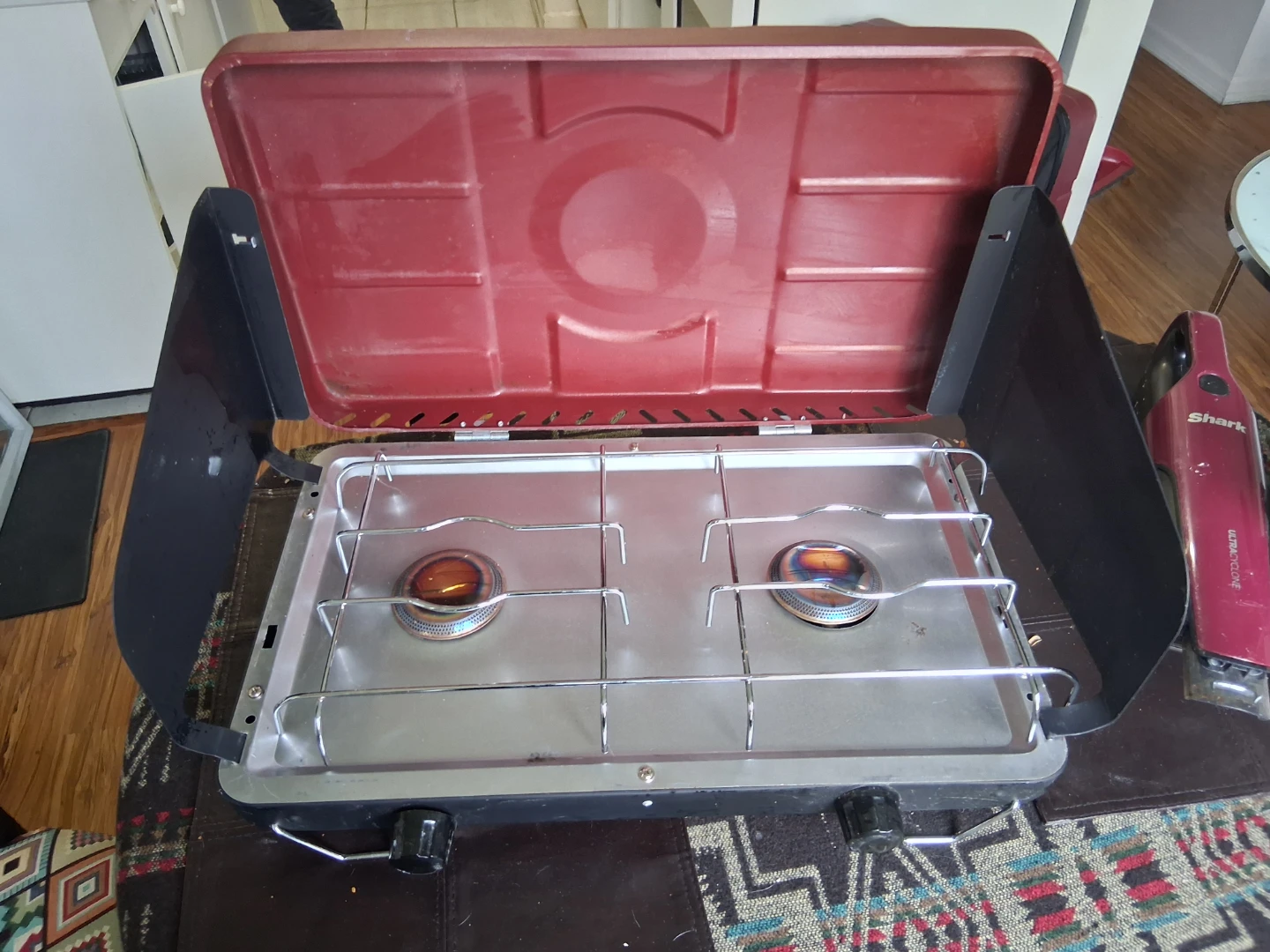 Blue Rhino Portable Two-Burner Propane Camp Stove